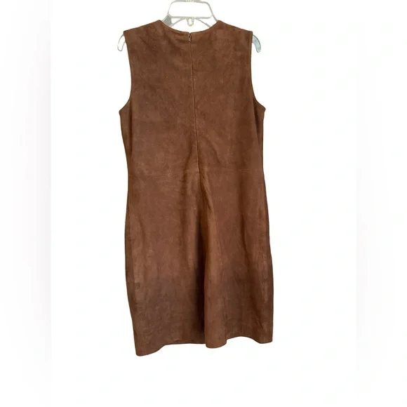 Nordstrom Suede dress. Sleeveless. Fully lined. - Picture 2 of 4